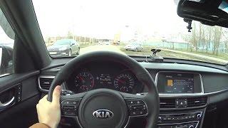 2017 Kia Optima 2.4 AT GT-line POV Test Drive